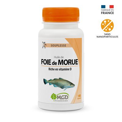 MGD HUILE DE FOIE DE MORUE 140 CAPSULES