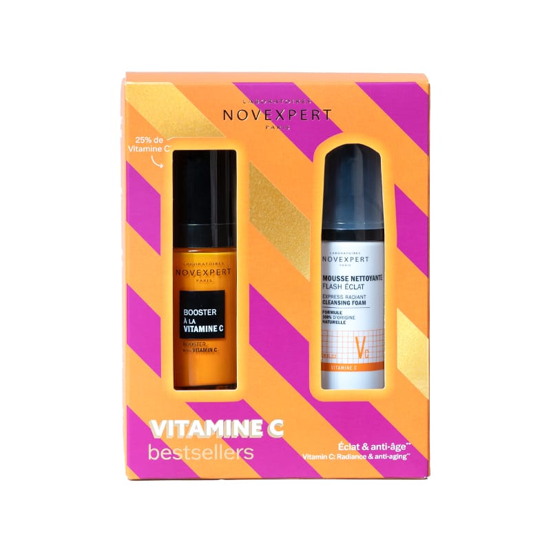 NOVEXPERT COFFRET BOOSTER VITAMINE C + MINI MOUSSE
