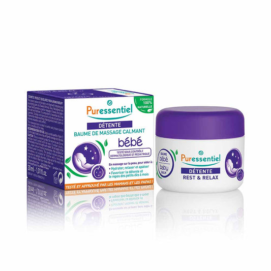 PURESSENTIEL DETENTE BAUME DE MASSAGE CALMANT BEBE 30ML