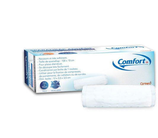 Sparadrap Perforé Blanc 1m×10cm BLANC
