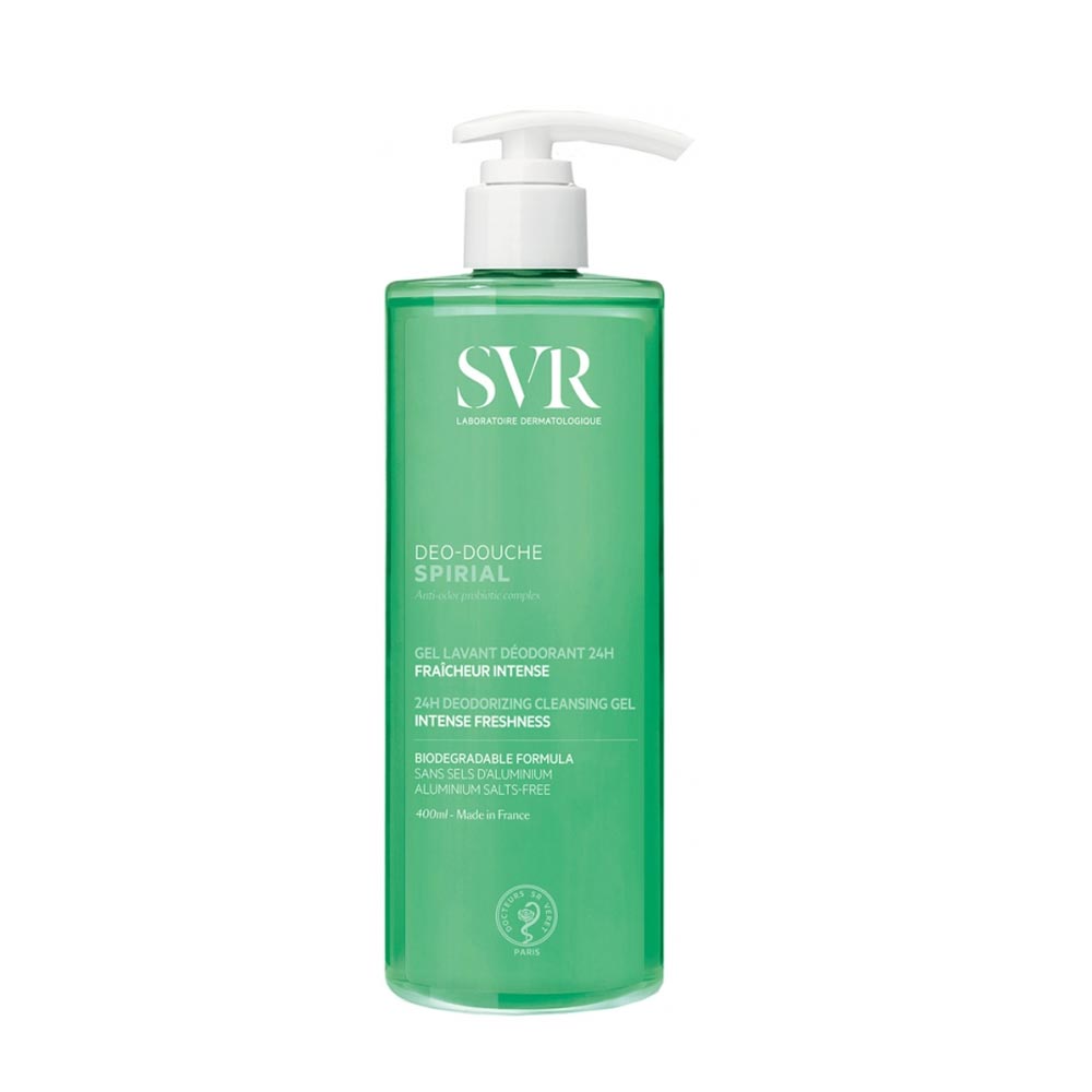 SVR SPIRIAL DEO-DOUCHE GEL LAVANT DEODORANT 24H 400ml