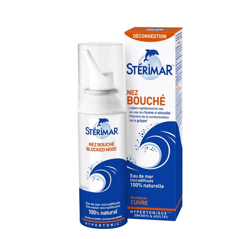 STERIMAR NEZ BOUCHÉ ENFANTS & ADULTES 100ml