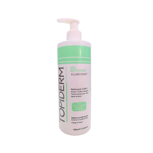 TOPIDERM GEL NETTOYANT ECLAIRCISSANT 400ML
