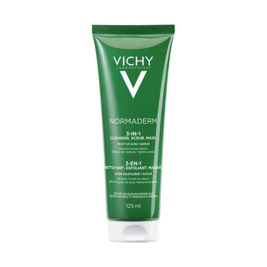 VICHY NORMADERM 3EN1 EXFOLIANT NETTOYANT MASQUE 125mL