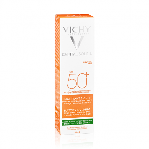 VICHY CAPITAL SOLEIL CREME MATIFIANT 3EN1 SPF 50+ 50ML