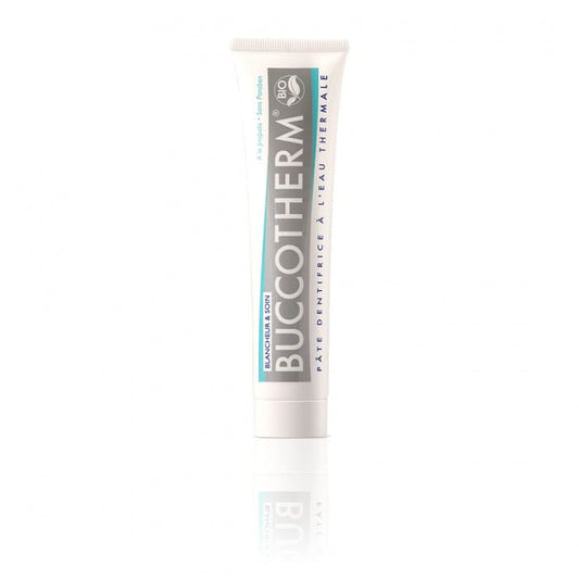 BUCCOTHERM BLANCHEUR ET SOIN PATE DENTIFRICE A L’EAU THERMALE 75ML
