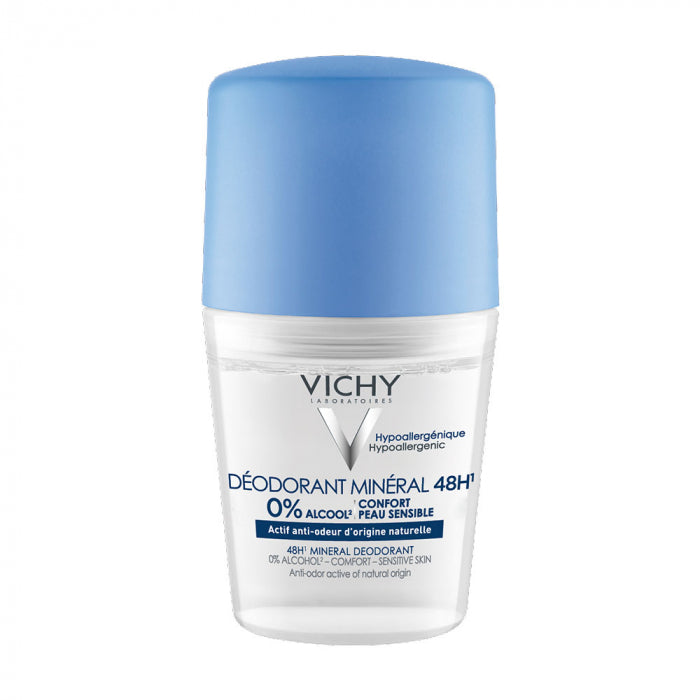 VICHY DEODORANT MINÉRAL ROLL-ON 48H PEAUX SENSIBLES 50ML