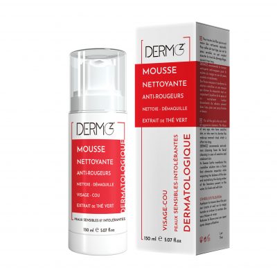 DERMOZ MOUSSE NETTOYANTE ANTI-ROUGEURS DÉMAQUILLANTE 150ML