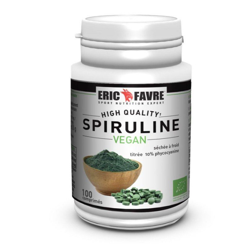 ERIC FAVRE SPIRULINE VEGAN BIO 100 COMPRIMES