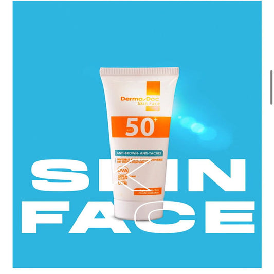 DERMADOC ECRAN SOLAIRE SPF50+ INVISIBLE 50ML