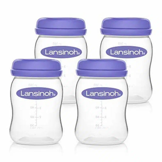 LANSINOH BOUTEILLES DE CONSERVATION 4*160ML