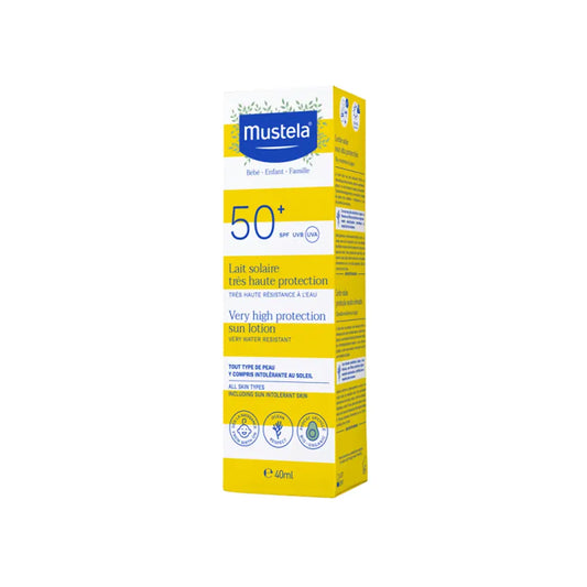 MUSTELA LAIT SOLAIRE TRES HAUTE PROTECTION SPF50+