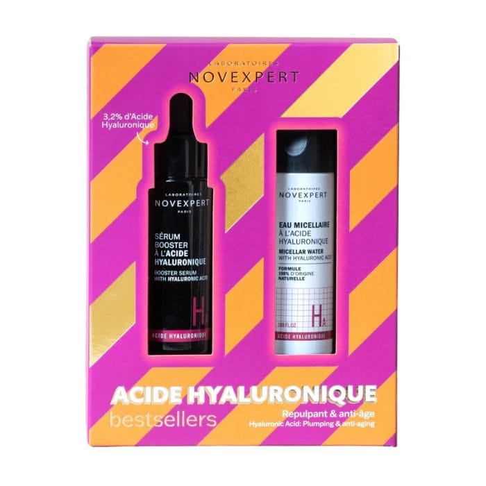 NOVEXPERT COFFRET BOSSTER ACIDE HYALURONIQUE + MINI EAU MICELLAIRE