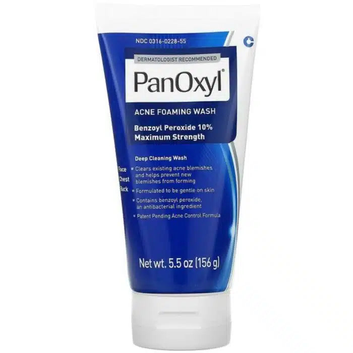 PanOxyl ACNE FOAMING WASH BENZOYL PEROXIDE 10% 156 g
