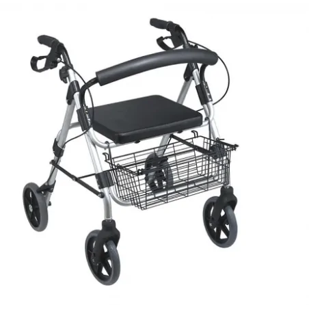 Rollator 4 roues avec siège