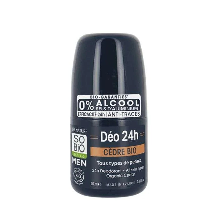 SO BIO HOMME DEODORANT 24H CEDRE BIO 50 ML