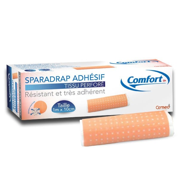 Sparadrap Perforé 1m×10cm ROUGE