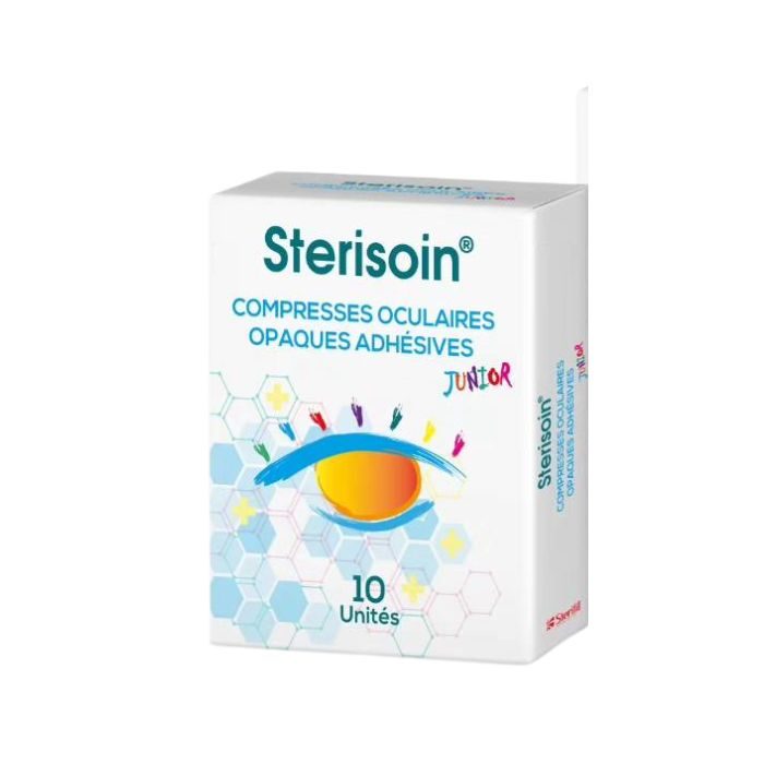 STERISOIN COMPRESSE OCULAIRES /10 JUNIOR