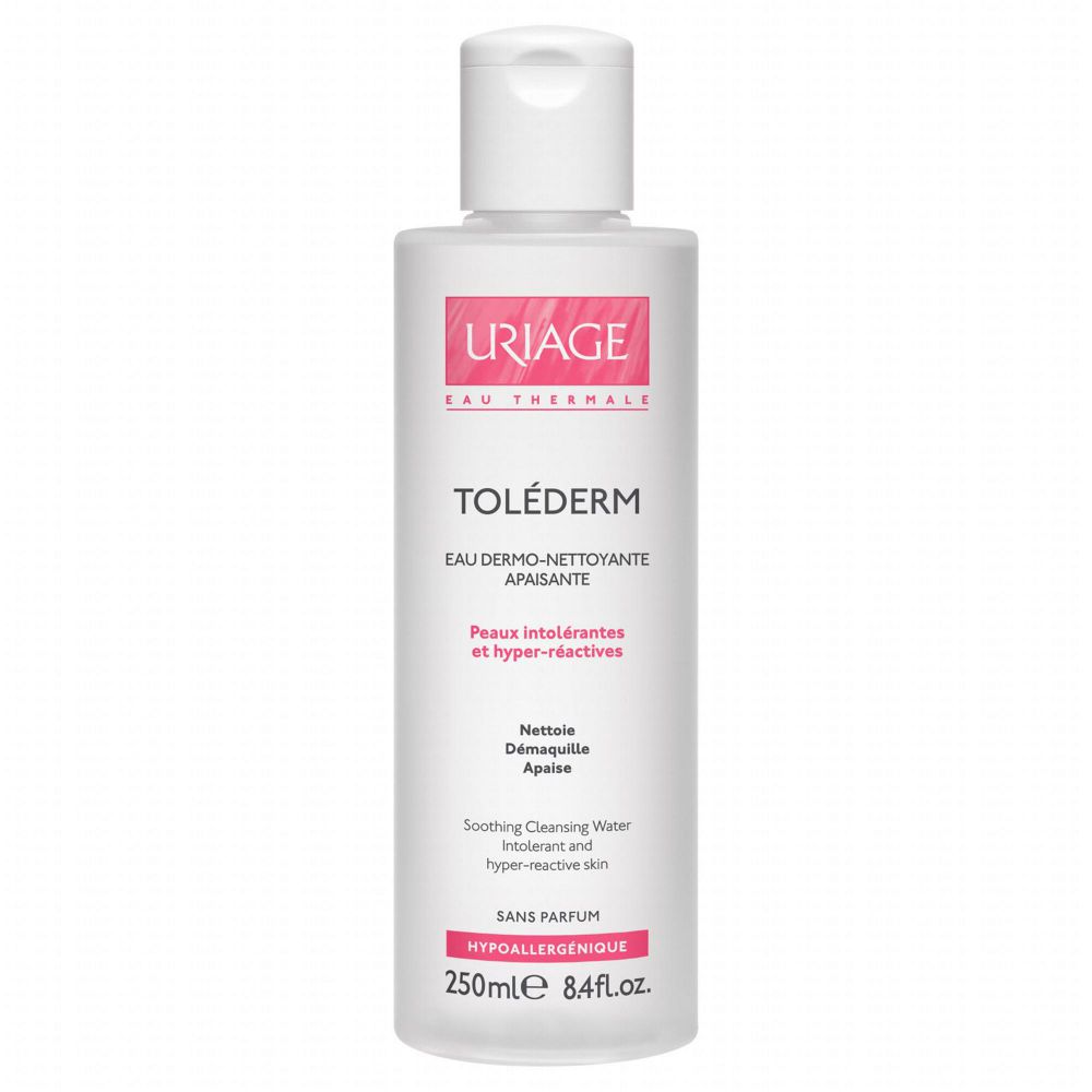 URIAGE TOLÉDERM EAU DERMO-NETTOYANTE APAISANTE 250mL