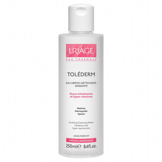 URIAGE TOLÉDERM EAU DERMO-NETTOYANTE APAISANTE 250mL
